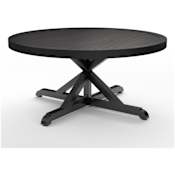 Sunset West Monterey 60" Diameter Aluminum Outdoor Dining Table Copper