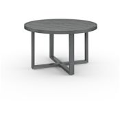 Sunset West Redondo 50" Diameter Aluminum Outdoor Dining Table Slate