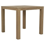 Sunset West Coastal Teak 22" Wide Teak Outdoor End Table Teak