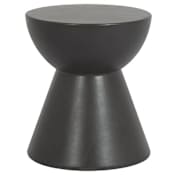Sunset West Bazaar 18" Wide Concrete Outdoor End Table Gray