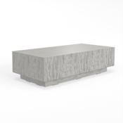 Sunset West Bazaar 60" Wide Concrete Outdoor Coffee Table Stone