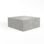 Sunset West Bazaar 17" Wide Concrete Outdoor Coffee Table Stone