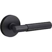Sure-Loc Aspra Round Non-Turning One-Sided Dummy Door Lever with Round Rose Flat Black