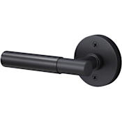 Sure-Loc Aspra Round Non-Turning One-Sided Dummy Door Lever with Round Rose Flat Black