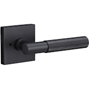 Sure-Loc Aspra Square Privacy Door Lever Set with Square Rose Flat Black