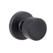 Sure-Loc Bergen Interior Trim Knob with Round Rose for Single Cylinder Handlesets Flat Black