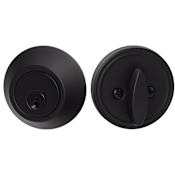Sure-Loc Solid Brass Single Cylinder Keyed Entry Deadbolt Flat Black