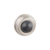 Sure-Loc 1 Inch Wall Mounted Concave Bumper Door Stop Satin Nickel