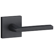 Sure-Loc Escala Non-Turning One-Sided Dummy Door Lever with Square Rose Flat Black
