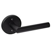 Sure-Loc Hanover Non-Turning One-Sided Dummy Door Lever with Round Rose Flat Black
