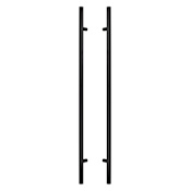 Sure-Loc Round 60" Center to Center Single Door Pull Flat Black