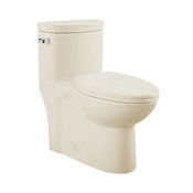 Swiss Madison Sublime 1.28 GPF One Piece Elongated Toilet with Left Hand Lever - Seat Included Bisque