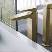 Swiss Madison Voltaire 1.2 GPM Single Hole Bathroom Faucet Brushed Gold