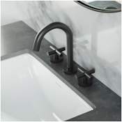 Swiss Madison Ivy 1.2 GPM Widespread Bathroom Faucet Matte Black