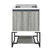 Swiss Madison Marseille 36" Single Free Standing Vanity Cabinet Only - Less Vanity Top Oak