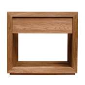 Swiss Madison Rennes 18" Single Free Standing Vanity Cabinet Only - Less Vanity Top Natural Teak
