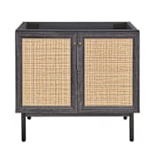 Swiss Madison Classe 36" Single Free Standing Vanity Cabinet Only - Less Vanity Top Black