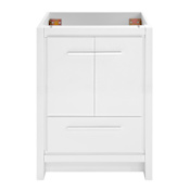 Swiss Madison Virage 24" Single Free Standing Vanity Cabinet Only - Less Vanity Top Glossy White