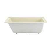 Swiss Madison Voltaire 60" Three Wall Alcove Acrylic Soaking Tub with Right Drain and Overflow Bisque