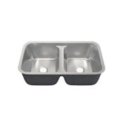 Swiss Madison Toulouse 19" Undermount Double Basin Stainless Steel Kitchen Sink Stainless Steel