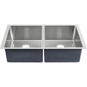Swiss Madison Rivage 31" Undermount Double Basin Stainless Steel Kitchen Sink Stainless Steel