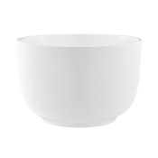 Swiss Madison Calice 14-15/16" Circular Ceramic Vessel Bathroom Sink White