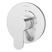 Symmons Identity Dual Function Pressure Balanced Valve Trim Only with Double Lever Handle and Integrated Diverter - Less Rough In Chrome