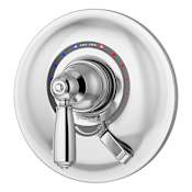Symmons Allura Single Function Pressure Balanced Valve Trim Only with Double Lever Handle - Less Rough In Chrome