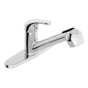 Symmons Unity 1.5 GPM Widespread Pull Out Kitchen Faucet - Includes Escutcheon Polished Chrome