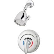 Symmons Safetymix Shower Only Trim Package with 1.5 GPM Single Function Shower Head - Less Rough In Chrome