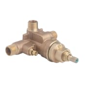 Symmons 1/2" Pressure Balanced Rough In Shower Valve Body with Service Stops Brass