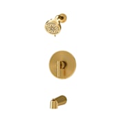 Symmons Dia HydroMersion Tub and Shower Trim Package with 1.5 GPM Multi Function Shower Head Brushed Bronze