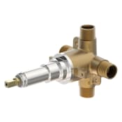 Symmons 1/2" Triple Outlet Diverter Valve with Shared Functionality Brass