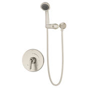 Symmons Elm Shower Only Trim Package with 1.5 GPM Multi Function Hand Shower Satin Nickel