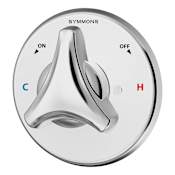 Symmons Origins Pressure Balanced Valve Trim Only with Single Dial Handle - Less Rough In Polished Chrome
