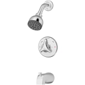 Symmons Origins Tub and Shower Trim Package with 1.5 GPM Single Function Shower Head Chrome