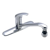 Symmons Single Handle Kitchen Faucet with Escutcheon Polished Chrome