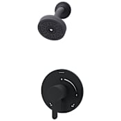 Symmons Solarity Shower Only Trim Package with 1.5 GPM Shower Head Matte Black