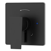 Symmons Verity Pressure Balanced Valve Trim Only with Single Lever Handle and Integrated Diverter - Less Rough In Matte Black