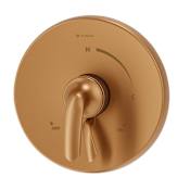 Symmons Elm Traditional Valve Trim Only with Single Lever Handle VersaFlex Integral Diverter - Less Rough In Brushed Bronze