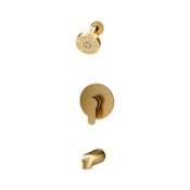 Symmons Identity HydroMersion Tub and Shower Trim Package with 1.5 GPM Multi Function Shower Head Brushed Bronze