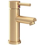 Symmons Dia 1.0 GPM Single Hole Bathroom Faucet with Push Pop Drain Assembly Brushed Bronze