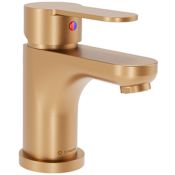 Symmons Identity 1.0 GPM Single Hole Bathroom Faucet with Push Pop Drain Assembly Brushed Bronze
