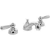 Symmons Allura 1.0 GPM Widespread Bathroom Faucet with Push Pop Drain Assembly Polished Chrome