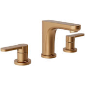 Symmons Identity 1.0 GPM Widespread Bathroom Faucet with Push Pop Drain Assembly Brushed Bronze