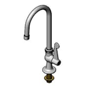 T and S Brass Single Handle Deck Mounted Food Service Faucet Chrome Plated