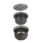 T and S Brass Equip Basket Strainer Polished Chrome