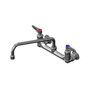 T and S Brass 10.45 GPM Wall Mounted Widespread Pot Filler Chrome Plated