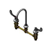 T and S Brass 2.20 GPM Widespread Bathroom Faucet Chrome Plated