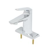 T and S Brass Lake Crest 0.5 GPM Centerset Bathroom Faucet Chrome Plated